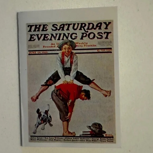 Norman Rockwell 1979 1st Limited Edition "Leapfrog" Annual Vintage Plate - Picture 5 of 7